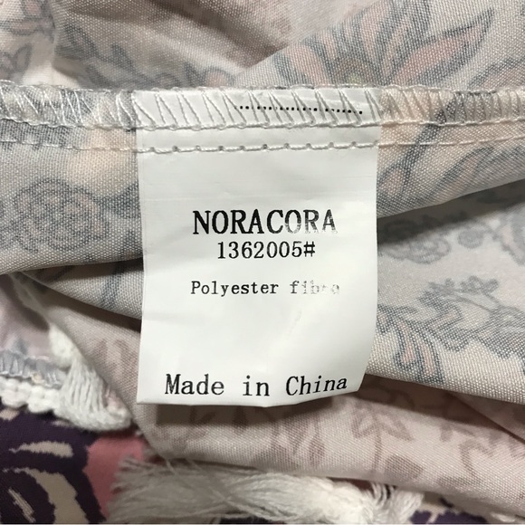 Noracora Floral Boho Tassel Hem Dress - NWT - Picture 5 of 5